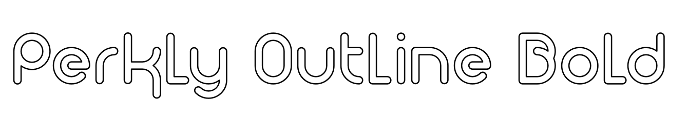 Perkly Outline Bold
